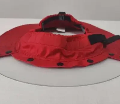 ShadyRider sunburn preventing cycling helmet brim with UV 50 visor providing bike riding shade & 170° clear forward & upwards brim vision for safer riding.