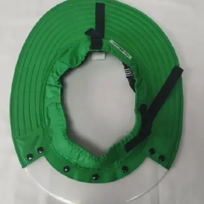 ShadyRider sunburn preventing cycling helmet brim with UV 50 visor providing bike riding shade & 170° clear forward & upwards brim vision for safer riding.