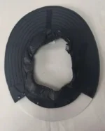 ShadyRider sunburn preventing cycling helmet brim with UV 50 visor providing bike riding shade & 170° clear forward & upwards brim vision for safer riding.