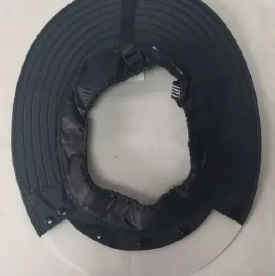 ShadyRider sunburn preventing cycling helmet brim with UV 50 visor providing bike riding shade & 170° clear forward & upwards brim vision for safer riding.