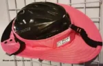 Pale Rider Pink Cycling Helmet Brim – Bright Pink Sun Brim with  UV50 170° Clear Vision Visor